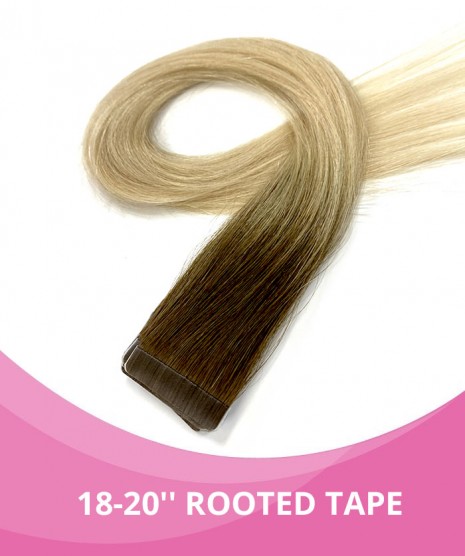 18-20'' Rooted Tape In Extensions