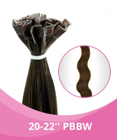 20''-22'' GBB Body Weave Fusion Hair Extensions - 25 Strands per pack