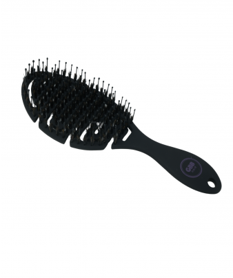 GBB Black Flex Magic Detangling Hair Extension Brush 