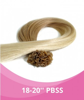 18''-20'' GBB Silky Straight Fusion Hair Extensions - 25 Strands per pack